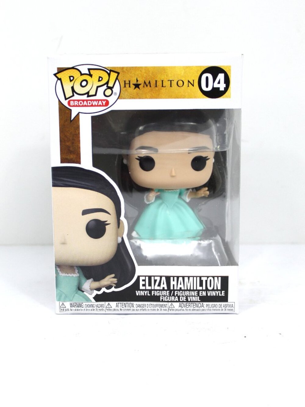 FUNKO POP! BROADWAY HAMILTON VINYL ELIZA HAMILTON BOXED #04 NIB UNOPENED